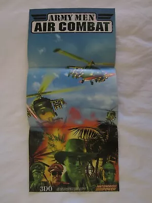 Army Men: Air Combat (N64) Nintendo Power Poster 2000 3DO 64 RARE • $11.95