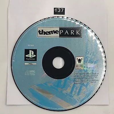 Theme Park PS1 Playstation 1 Game Disc Only Oz137 • $17.95