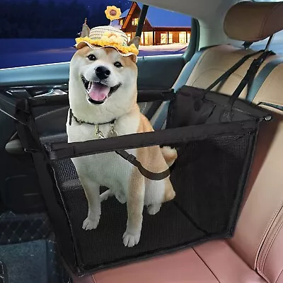 Dog Booster Car Seat Pet Car Seat For Medium Dogs Under 50Lbs Car Seat • $18.95