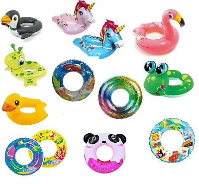 Kids Inflatable Swim Ring Swimming Aid Children Holiday Summer Pool Beach Fun  • £8.49