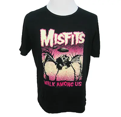 MISFITS Walk Among US Men's Large Black Short Sleeve Punk Rock Music T-Shirt Top • $28.50