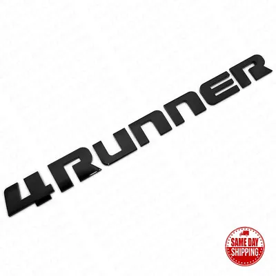 Gloss Back 4Runner Liftgate Nameplate Emblem Badge Logo Tailgate Rear Letter  • $24.99