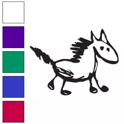 Horse Art Caveman Vinyl Decal Sticker Multiple Colors & Sizes #891 • $3.22