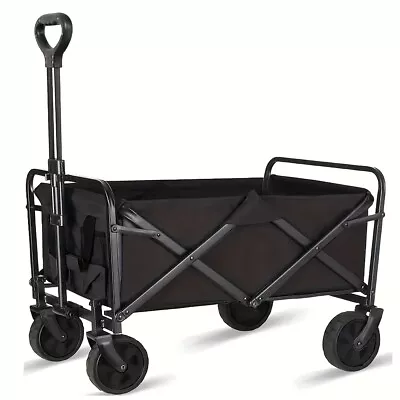 Collapsible Folding Cart 200lbs Heavy Duty Foldable Utility Garden Cart Portable • $52.64