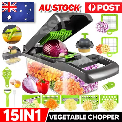 Vegetable ChopperFood Choppers Onion Chopper Veggie Slicer Cutter Dicer Kitchen • $16.95