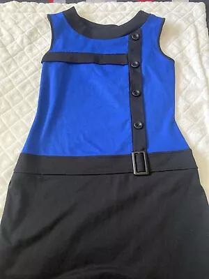 Voir Voir Dress Dresses For Women 8 Black And Blue Dress  Confortable Dress • $7