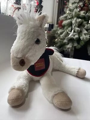 WELLS FARGO MOLLIE Legendary PONY HORSE STUFFED ANIMAL White RED BANDANA Plush • $9.99