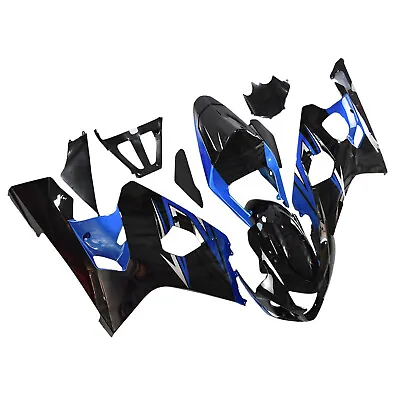 ABS Fairings For Suzuki GSXR750 GSXR600 K4 2004 2005 Blue Black Body Kit Plastic • $406.95