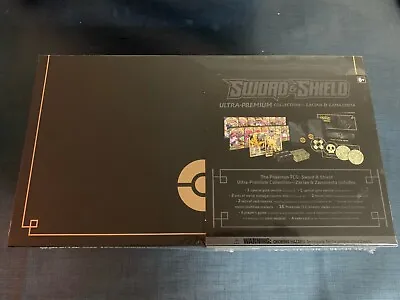 $180 • Buy Pokemon Sword And Shield Ultra Premium Collection Zacian & Zamazenta Sealed Box
