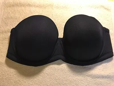 EXC Wacoal 854119 Underwire Lined Multi Way Strapless Bra Sz 36D Black FR/SHP • $22