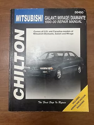 Chilton Mitsubishi Galant/Mirage/Diamante 1990-00 Repair Manual 50450 • $16