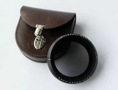 CARL ZEISS JENA 'BERNOTAR' Linear Polarising Filter 58mm With Leather Pouch Case • £12