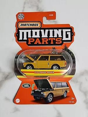 2023 Matchbox Moving Parts Yellow 1975 Range Rover 4x4 1:64 Collectible SUV • $12.99