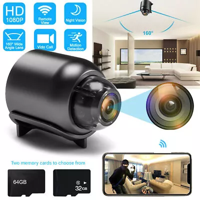Mini Hidden Video Camera Wireless Home Security HD 1080P DVR Night Vision • $37.99