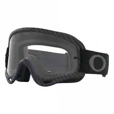 Oakley (Adult) O-Frame MX Motocross Goggles (Matte Carbon Fibre W/Clear Lens) • $43.58
