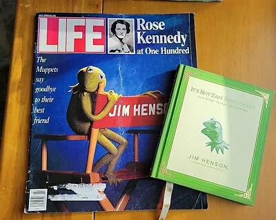 LIFE Magazine - July 1990 - The Muppets Jim Henson + HC Book  • $15