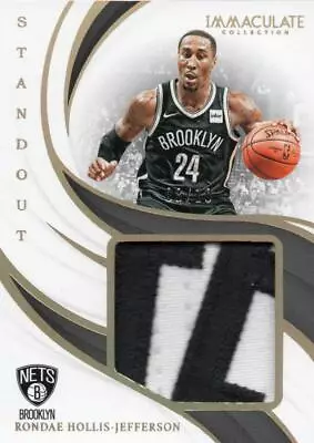 2018-19 Panini  Rondae Hollis-Jefferson Jumbo Patches Team Logo 61 08/10 • $81