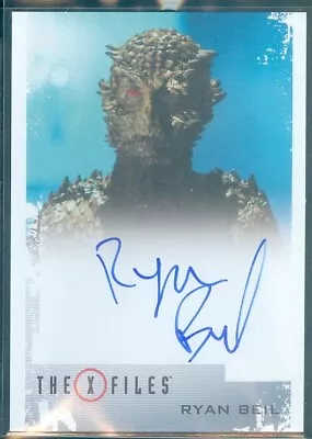 X-Files Season 10 & 11  Ryan Beil As The Were-LIzard Autograph Card • $1.99