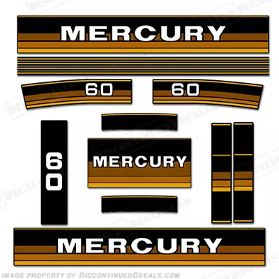 Fits Mercury 1984 60hp Outboard Decals • $89.95