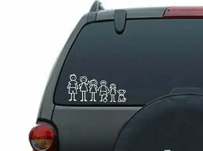 Customizable Family Sticker Custom Stick Figure Family Car Decal For Vehicle Car • $5