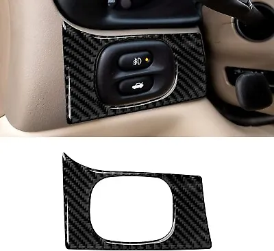 Real Carbon Fiber Headlight Switch Panel Trim Cover Fits 98-04 Corvette C5 • $28