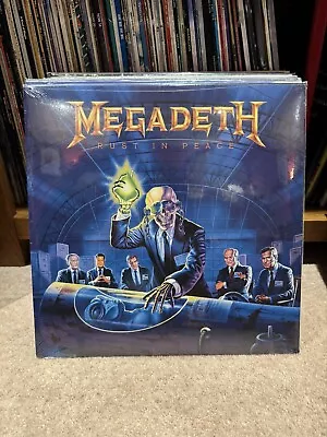 MEGADETH Rust In Peace Limited Edition Blue Translucent Vinyl 2018 180g Reissue • £139.99