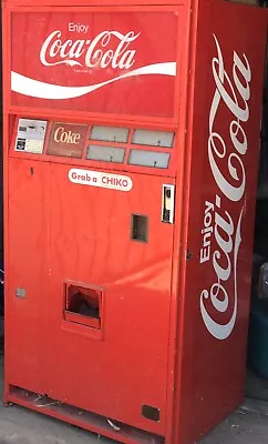 Vintage Coca Cola  1980 Venco Full Size Vending Machine Fridge • $1500