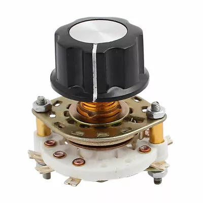 KCX2*3 2 Pole 3 Position 6mm Shaft Band Channel Rotary Switch Selector W Cap • $11.93