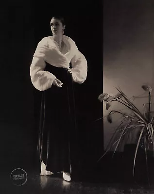 1930 Vintage Edward Steichen Fashion Marion Morehouse Vionnet Dress Wrap 12x14 • $102.67