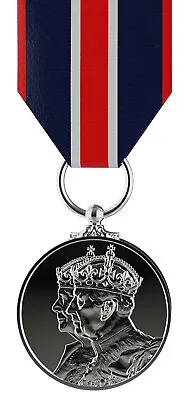 Official 2023 King Charles III Coronation Miniature Medal (CIIIR) - 100% UK Made • £9