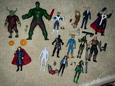 Marvel Legends Lot BAF America 6” X-Men Hydra T’Chaka Cyclops Thor Cable Hulk • $149