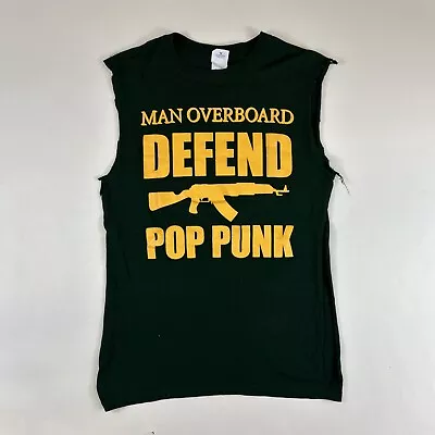 Vintage Man Overboard Shirt Sleeveless Defend Pop Punk Size S • $30