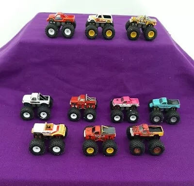 Micro Machines Tuff Trax Galoob Lot Of 10 Trucks 1990 Equilizer Wild Hair  • $75