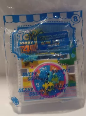 2019 Mcdonalds Toy Story 4 DUCKY & BUNNY'S SQUIRREL DERBY #8 Happy Meal Toy • $3.25