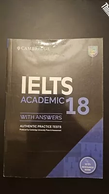 IELTS 18 Academic Student's Book With Answers With Audio With Resource Bank: Aut • £31