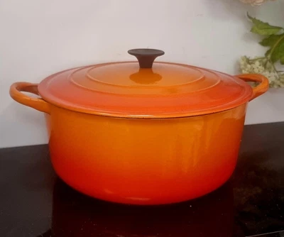 £47 • Buy Le Creuset Large Cast Iron Casserole Dish With Lid 24cm No. 24 Made In France