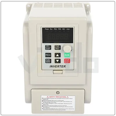 Variable Frequency Driver 5HP 220V 4KW Interver VFD Single To 3 Phase Output • $136.59