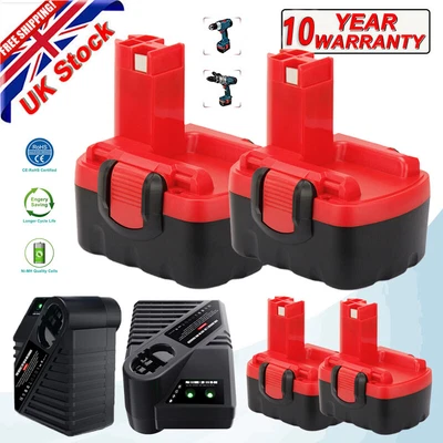 £13.89 • Buy For Bosch 14.4V Battery 4000mAH BAT140 BAT038 BAT040 PSR1440 GSR Ni-MH / Charger