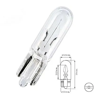 12v 1.7w T7 Capless Bulb (Minature) W2.1x6.5D X 2  • £2.99