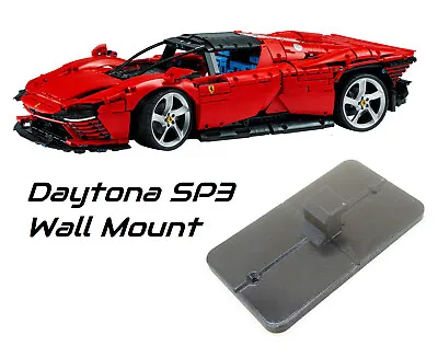 3D Printed Custom Wall Mount For Lego Technic Ferrari Daytona SP3 (42143) • $13.59