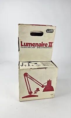 NIB Luxo Lumenaire II Model LA Flexible Arm Lamp Drafting Desk Retro Light Vtg • $179.99