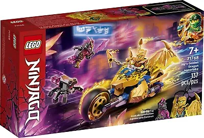 LEGO Ninjago 71768 Jays Golddrachen-Motorrad/Gold Dragon Motorbike - New Boxed • $49.45