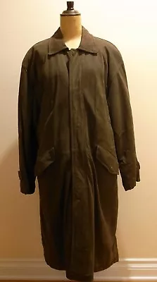 STRUCTURE Men's Genuine Leather Full Length Lining Coat Size S • $71