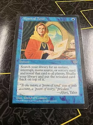 Magic MTG Mystical Tutor Card 1996 WOTC MP • $8.10