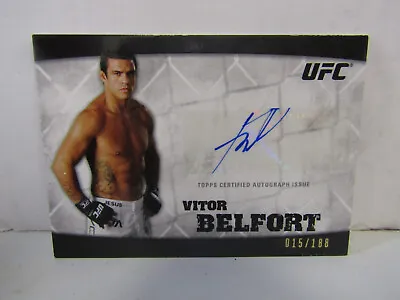 2010 Topps UFC Knockout Vitor Belfort Auto /188 • $49.99