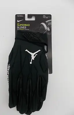 Nike Jordan Superbad 5.0 Padded MagniGrip Football Gloves XL CJ9850-091 L3 • $32.99