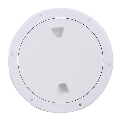 6 Inch White Round Boat Marine Out Deck Plate Inspection Access Hatch Cover • $15.99
