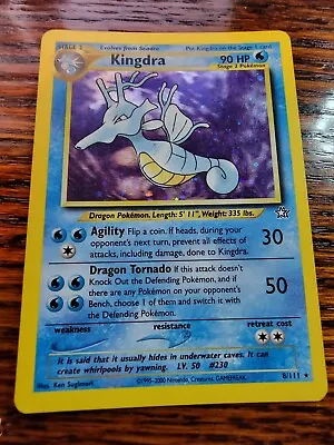 $8.99 • Buy Kingdra 8/111 Excellent Holo Rare Neo Genesis Unlimited Edition Pokemon WOTC