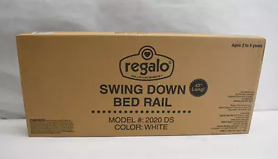 Regalo Swing Down Safety Bed Rail Guard Hideaway For Kids Baby 43  X 20  2020DS • $28.65