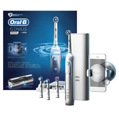 $179 • Buy Oral-B Genius 9000 White Electric Toothbrush PC9000